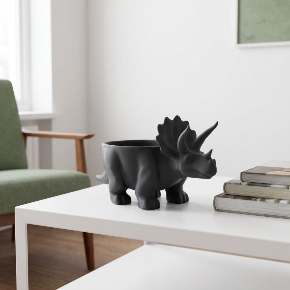 Plant Desk Mini - Figurinha de Animal Dinossauro Impresso em