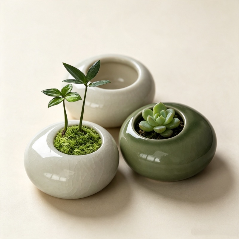 Plant Desk Mini - Mini Vaso de Planta com Efeito