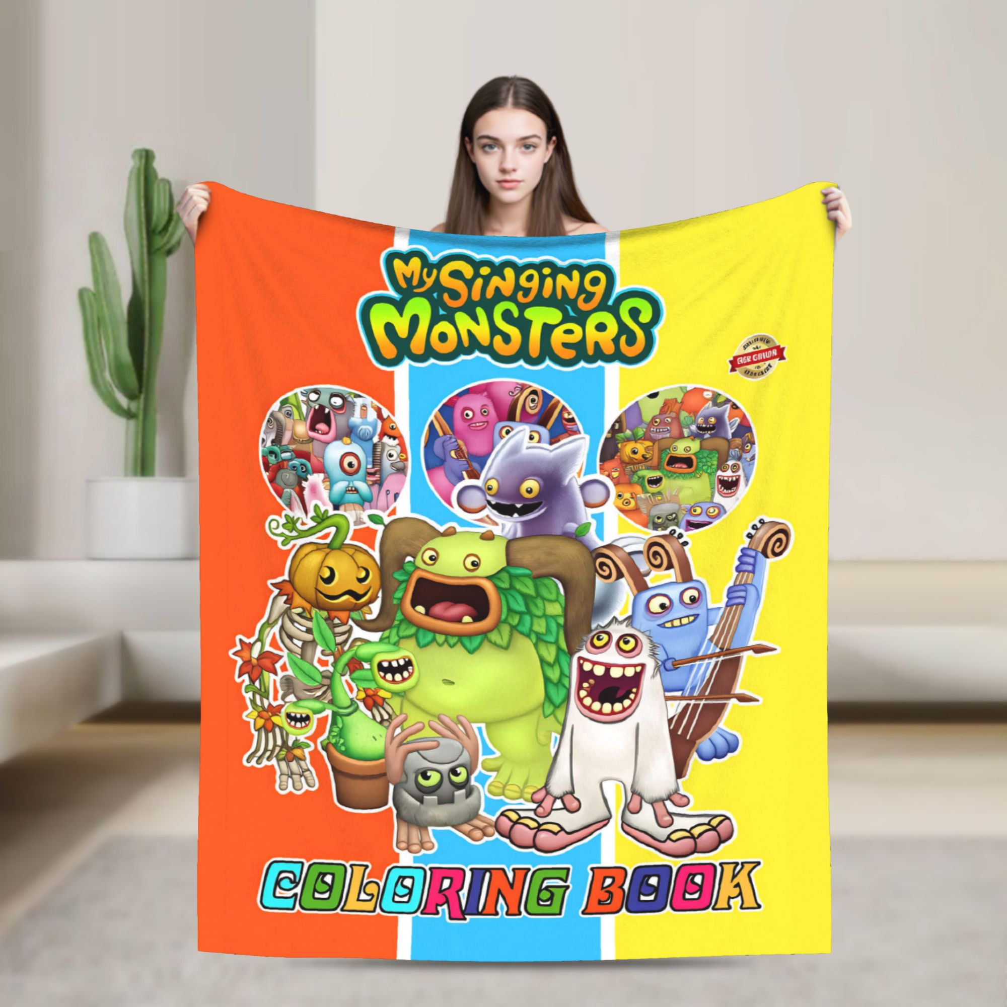 Home Office Trend - Cobertores My Singing Monsters, Cobertor Aconchegante