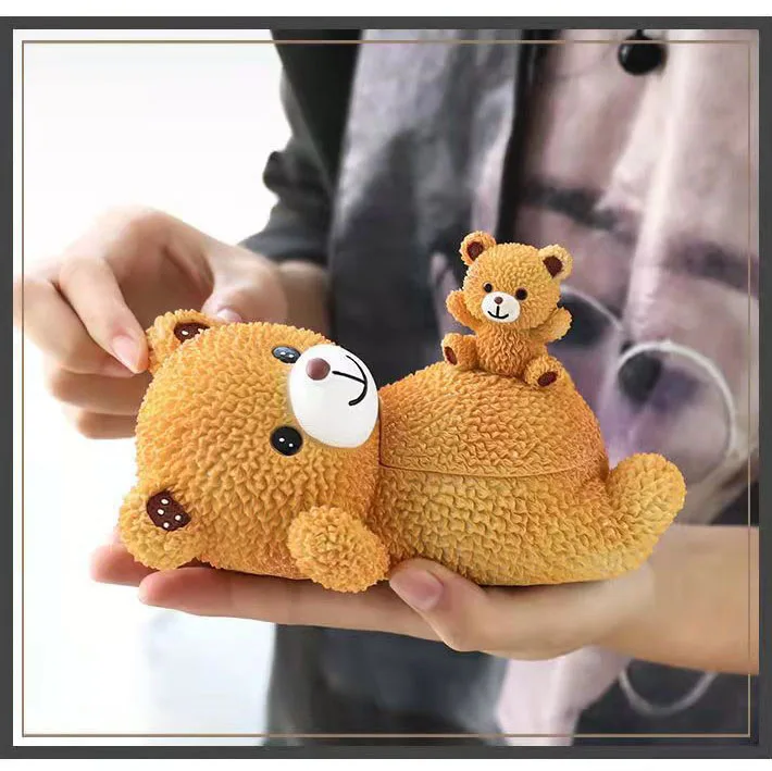 Home Office Trend - Cinzeiro Estilo Nórdico, Urso Violento, Tendência,