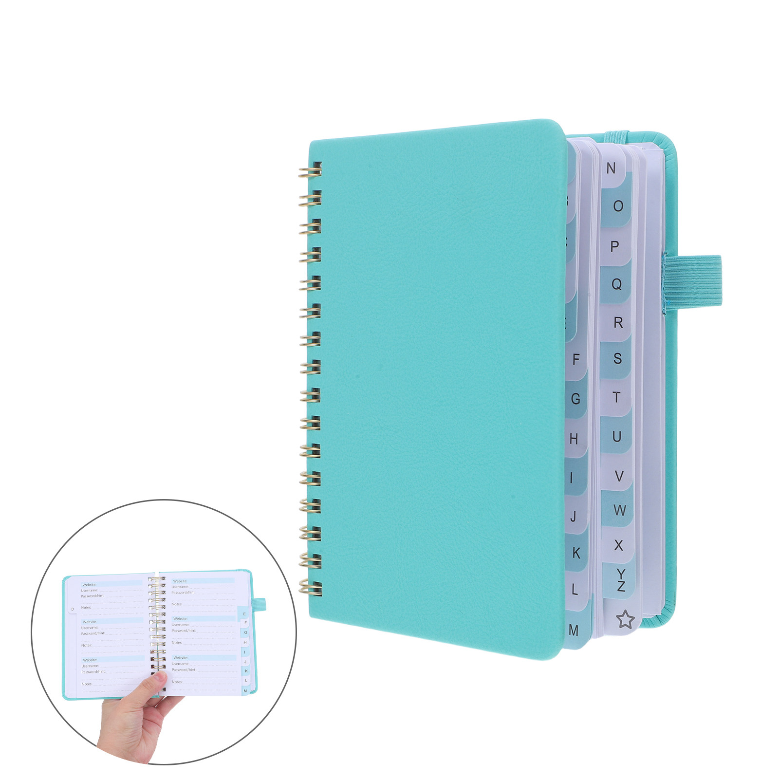 Address Home Office - Caderno Organizador de Senhas com 56