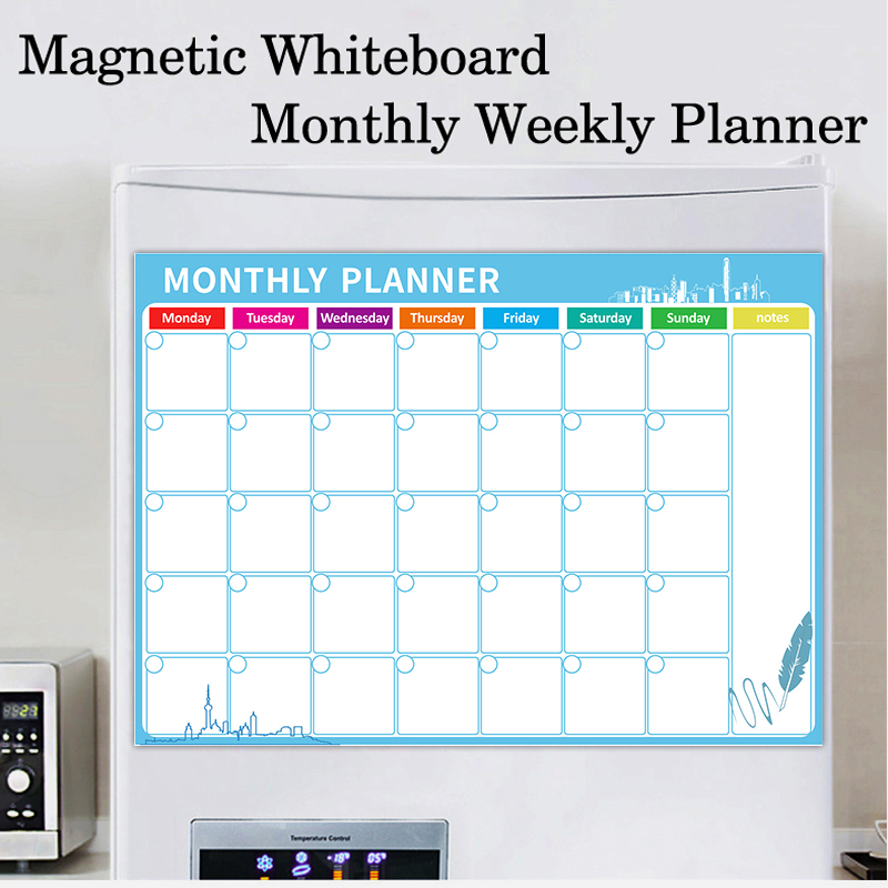 Planejador mensal semanal magn - Magnetic Calendar Board avaliação e preço