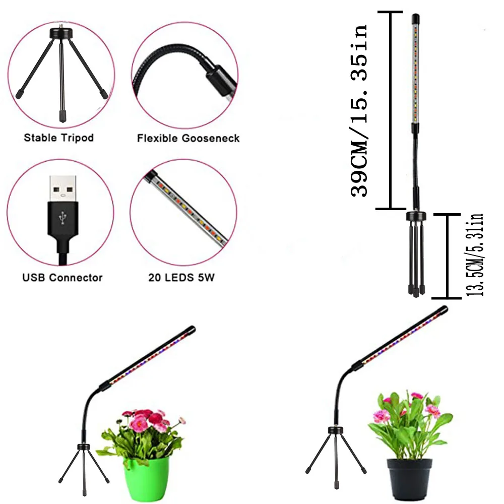 Lâmpada LED para Crescimento d - Plant Desk Mini avaliação e preço