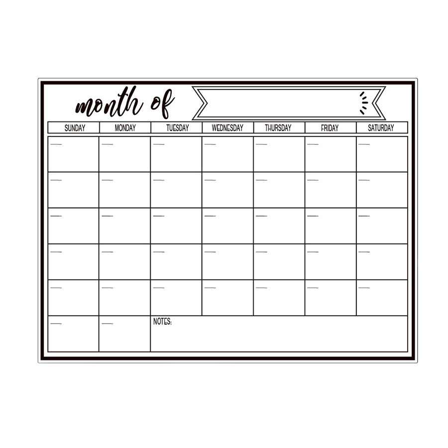 Adesivo Magnético para Geladei - Magnetic Calendar Board avaliação e preço