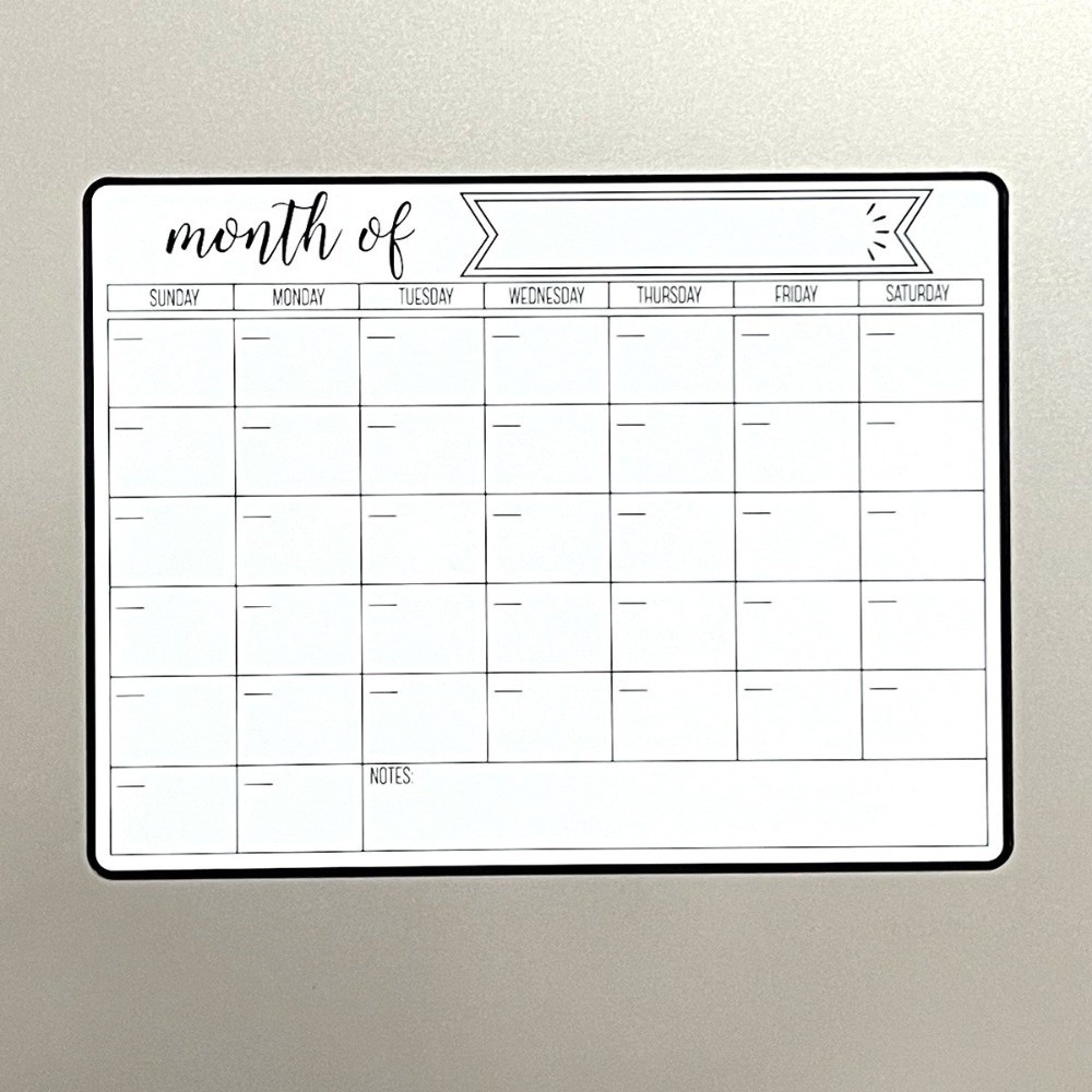 Novo calendário magnético de a - Magnetic Calendar Board avaliação e preço