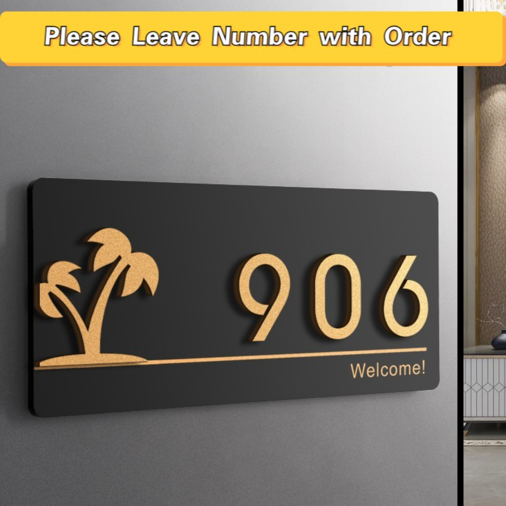 Personalizado Acrílico Placas  - Address Home Office avaliação e preço