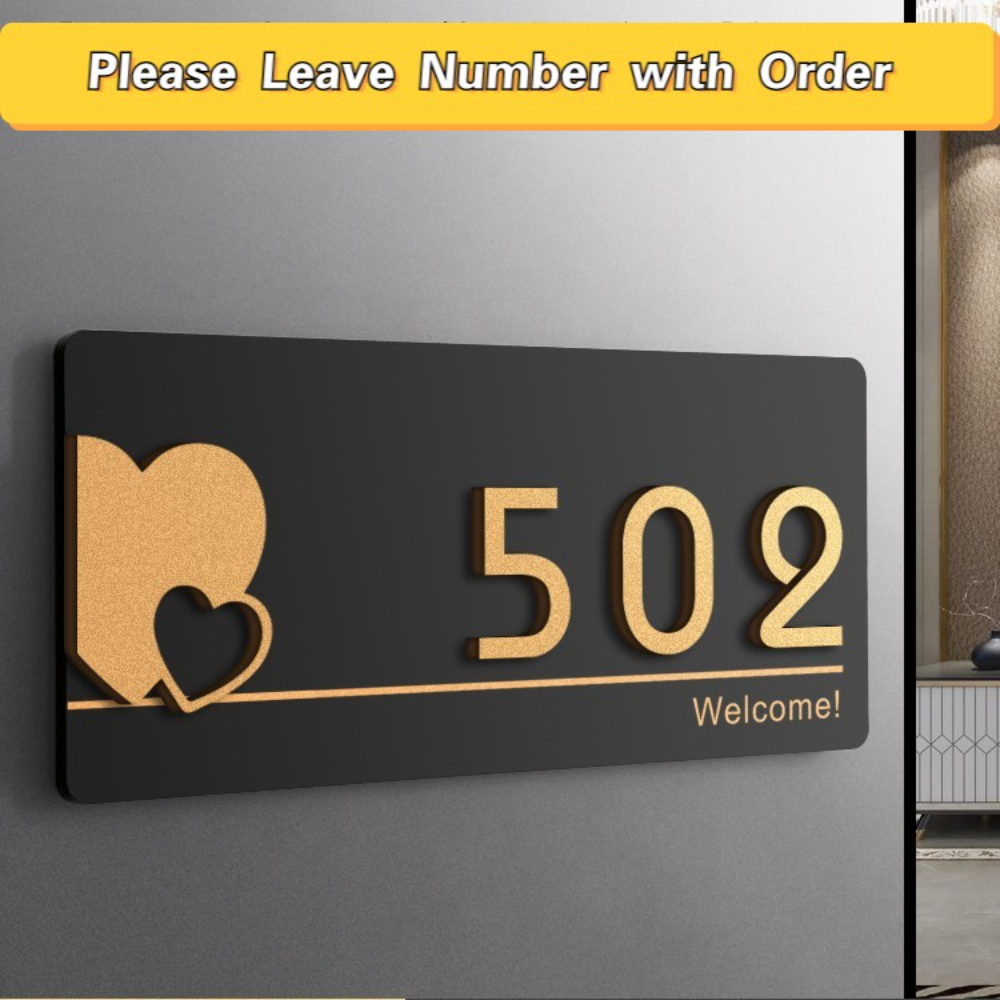 Personalizado Acrílico Placas  - Address Home Office avaliação e preço