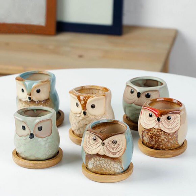 Conjunto de vaso de cerâmica 6 - Plant Desk Mini avaliação e preço