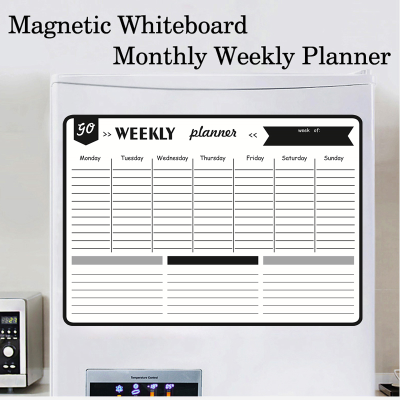 A3 tamanho magnético mensal pl - Magnetic Calendar Board avaliação e preço