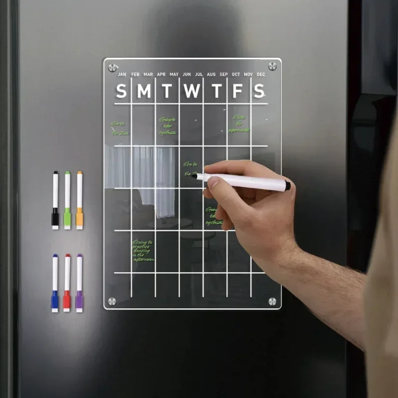 Adesivo magnético de geladeira - Magnetic Calendar Board avaliação e preço