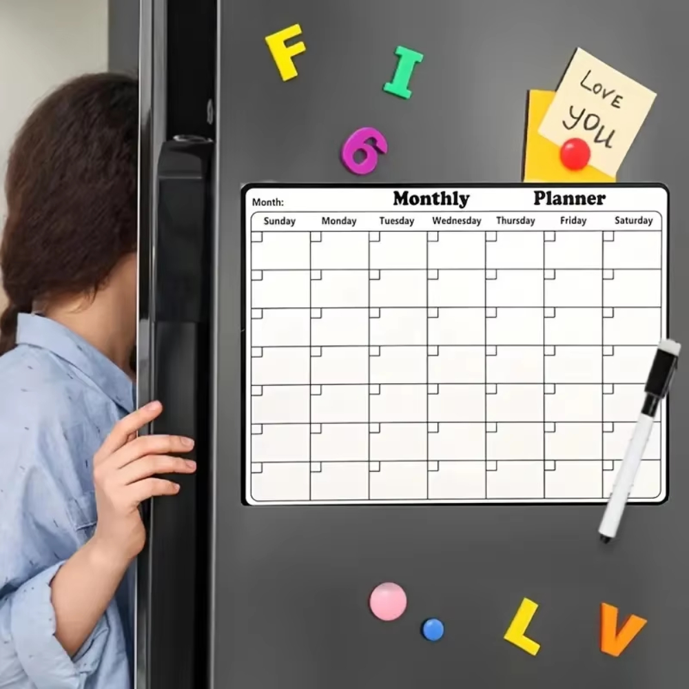 Calendário Magnético Reutilizá - Magnetic Calendar Board avaliação e preço
