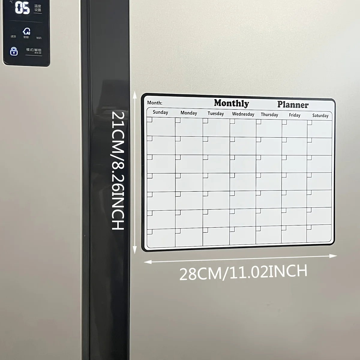 Calendário magnético apagável  - Magnetic Calendar Board avaliação e preço
