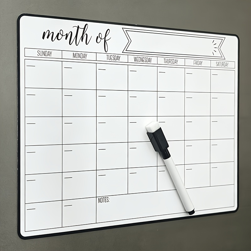 Conjunto de 4 peças de ímãs pa - Magnetic Calendar Board avaliação e preço