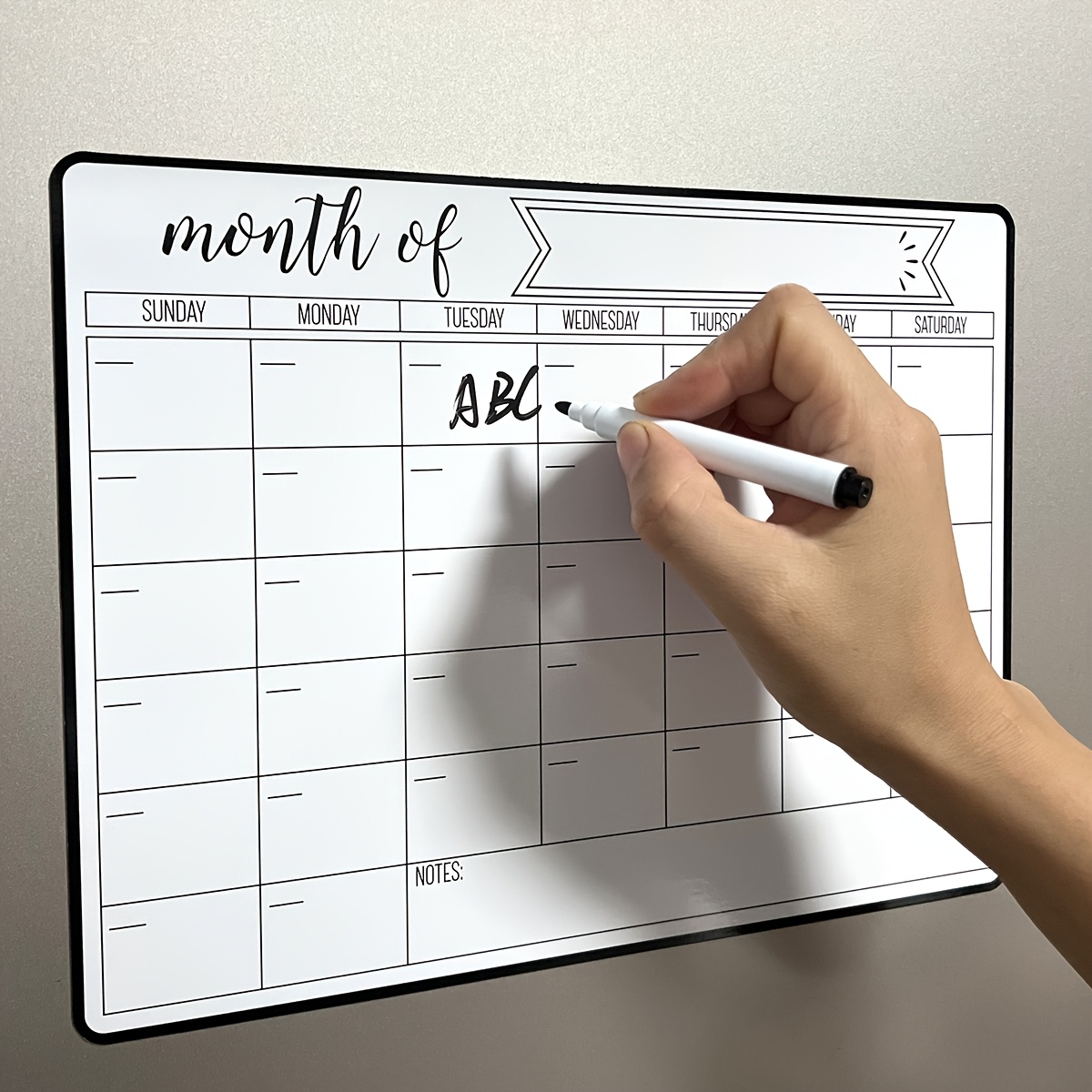 Conjunto de 4 peças de ímãs pa - Magnetic Calendar Board avaliação e preço