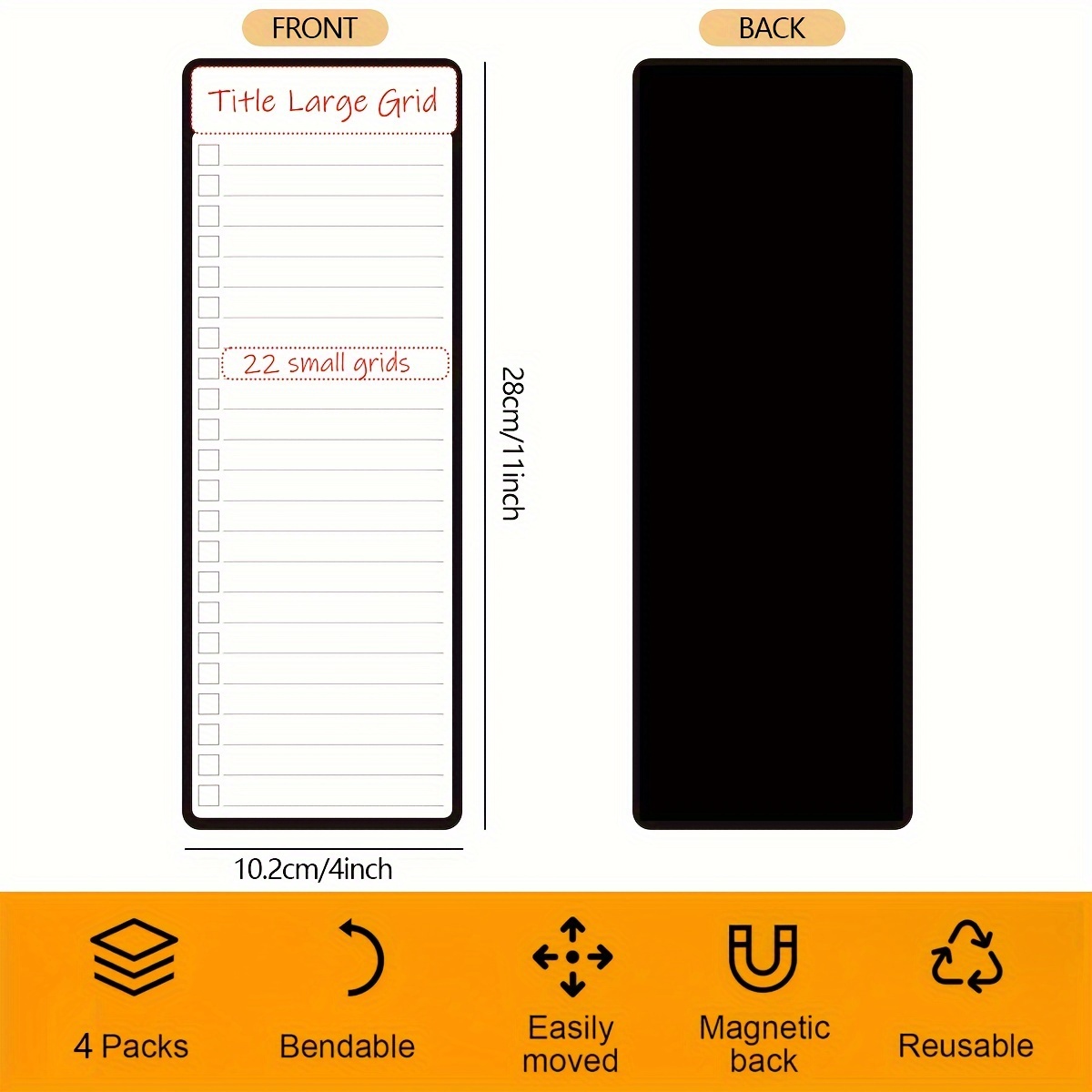 4 Quadros Magnéticos de Apagar - Magnetic Calendar Board avaliação e preço
