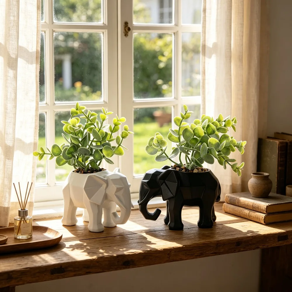 Conjunto de 2 plantas artifici - Plant Desk Mini avaliação e preço