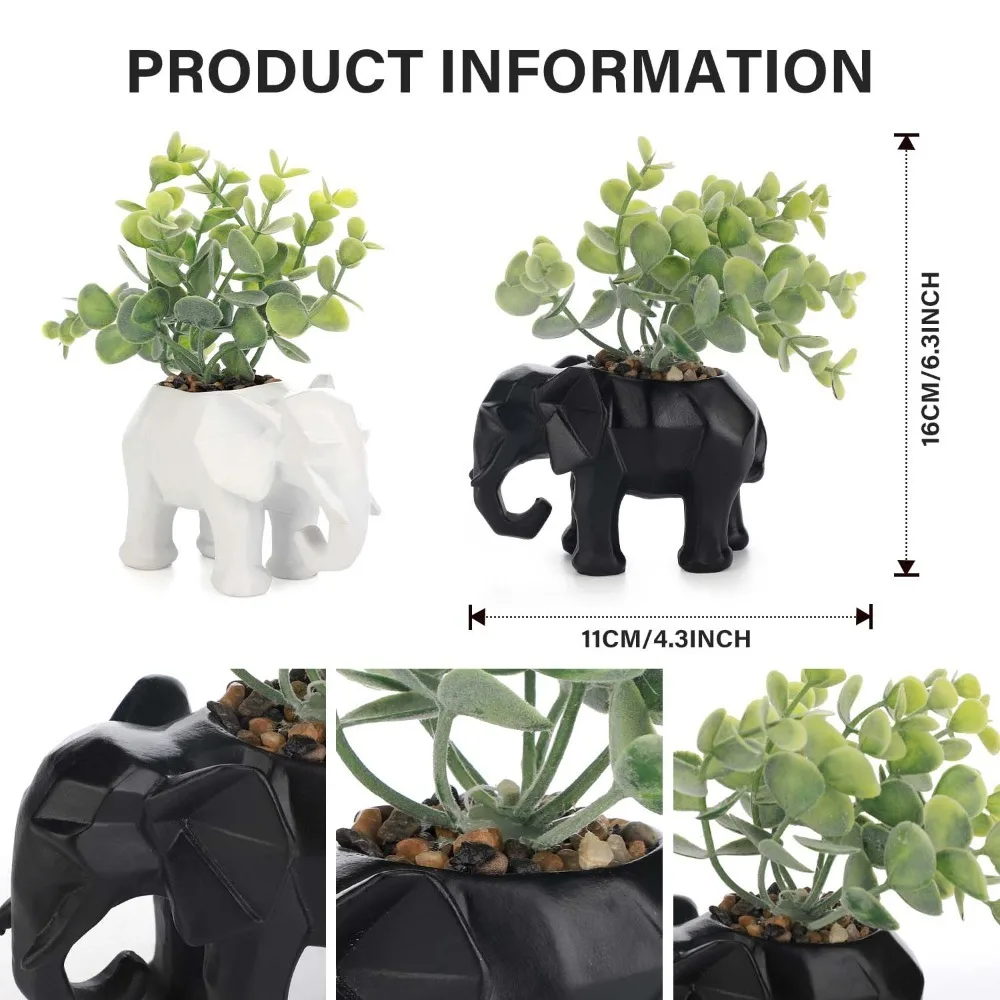 Conjunto de 2 plantas artifici - Plant Desk Mini avaliação e preço