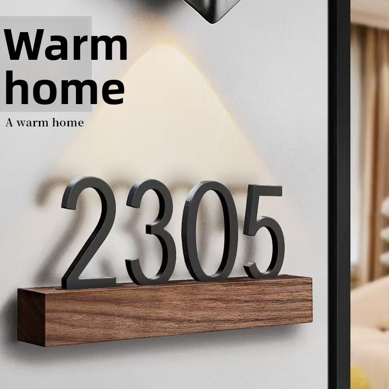 Placa de porta acrílica, sinal - Address Home Office avaliação e preço