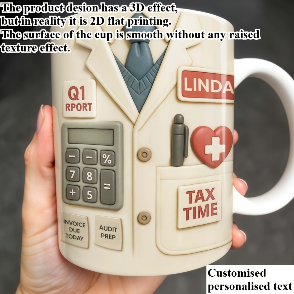 Caneca de Cerâmica Personaliza - Home Office Tax avaliação e preço