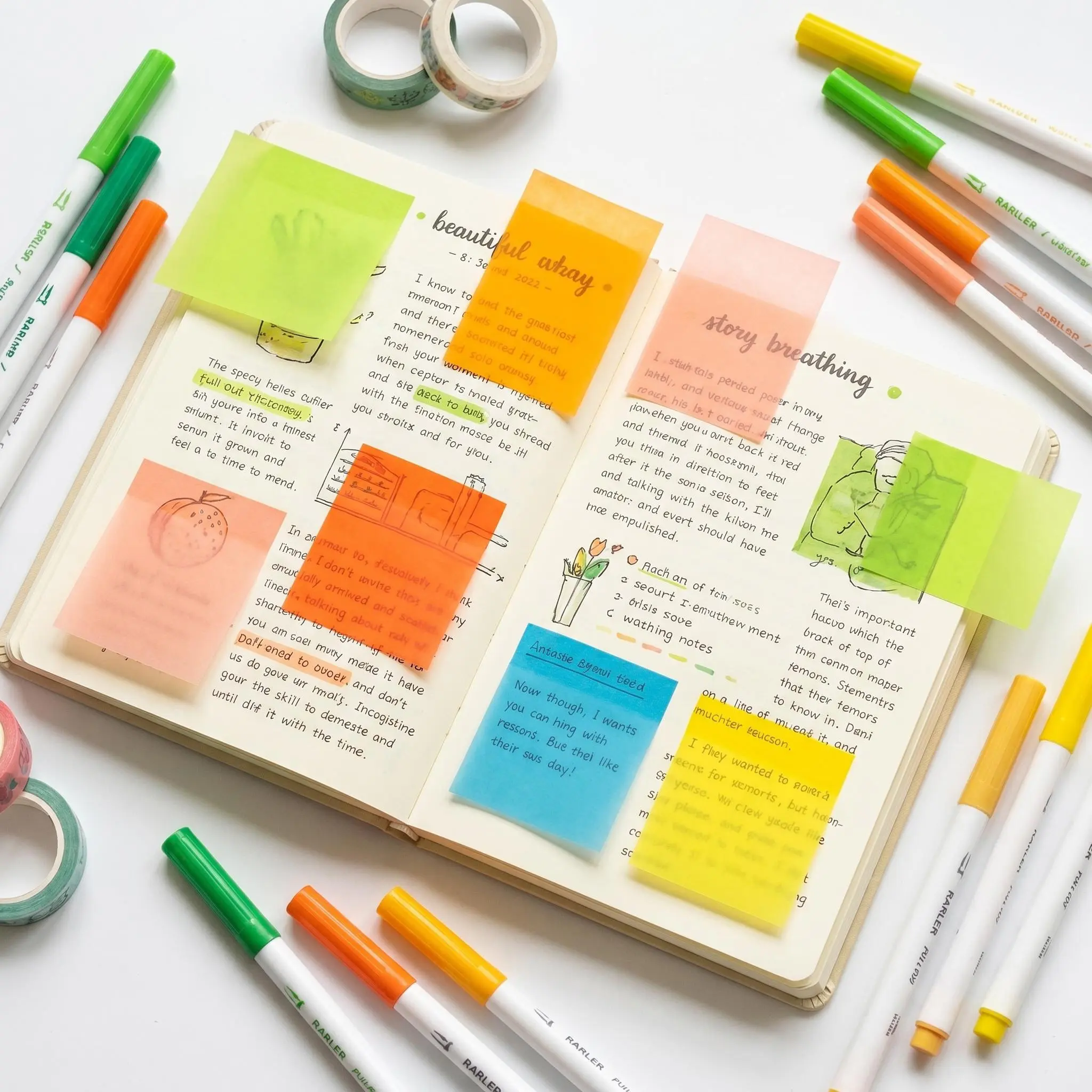 ​ Blocos de Notas Adesivas Tra - Sticky Note Dispenser avaliação e preço