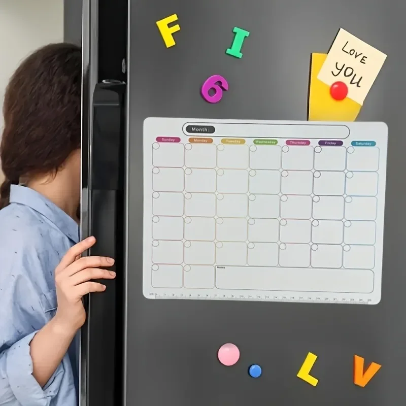 Um ímã de geladeira, planejado - Magnetic Calendar Board avaliação e preço