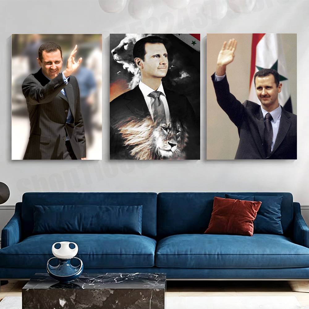 Pôster B-Bashar A-Assad Síria  - Home Office Wallpaper avaliação e preço