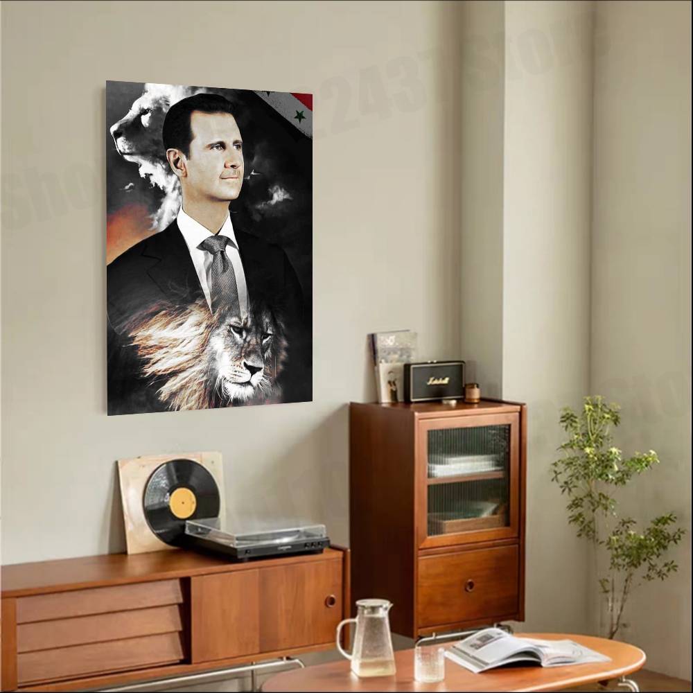 Pôster B-Bashar A-Assad Síria  - Home Office Wallpaper avaliação e preço